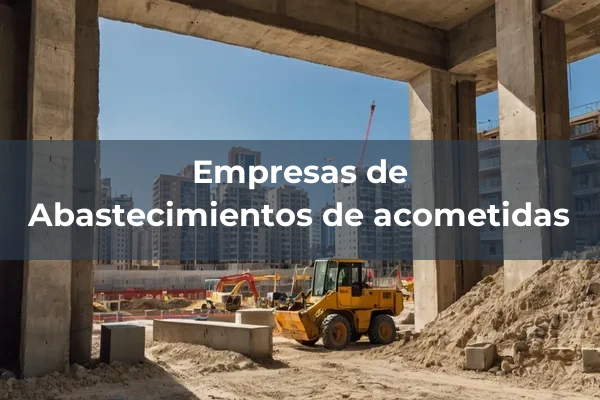 Abastecimientos 1 Abastecimientos de acometidas