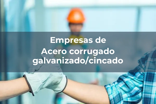 Acero corrugado galvanizado/cincado