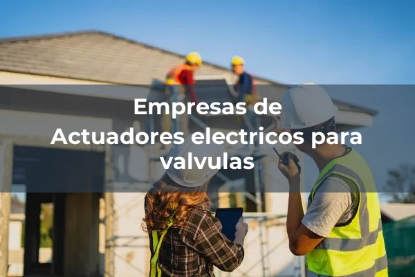 Actuadores electricos para valvulas