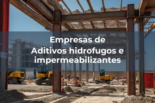 Aditivos para hormigon y mortero 5 Aditivos hidrofugos e impermeabilizantes