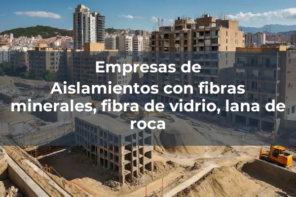 Aislamientos 6 Aislamientos con fibras minerales, fibra de vidrio, lana de roca