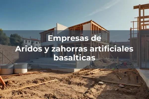 Aridos y zahorras artificiales basalticas
