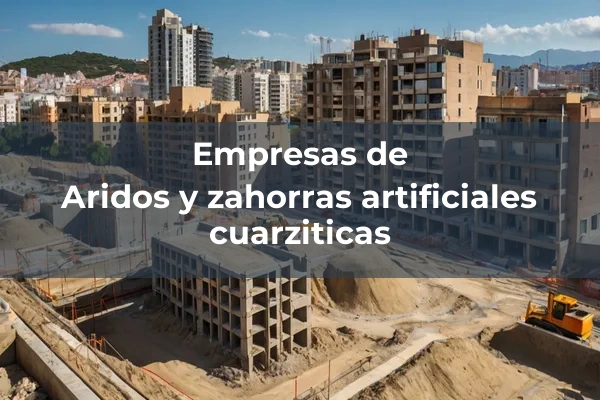 Aridos y zahorras artificiales cuarziticas