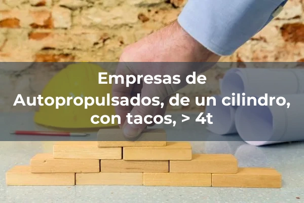 Compactadores vibrantes 3 Autopropulsados, de un cilindro, con tacos, > 4t