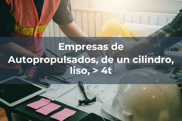 Compactadores vibrantes 4 Autopropulsados, de un cilindro, liso, > 4t