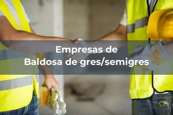Baldosa de gres/semigres