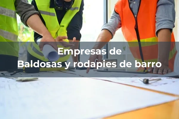 Baldosas y rodapies de barro
