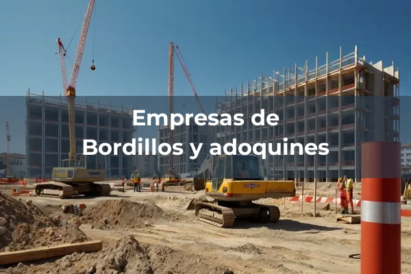 Bordillos y adoquines