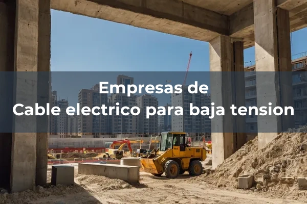 Cables electricos 4 Cable electrico para baja tension