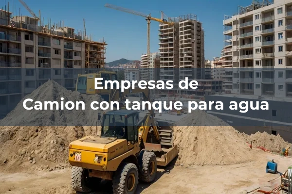 Transportes especiales 4 Camion con tanque para agua