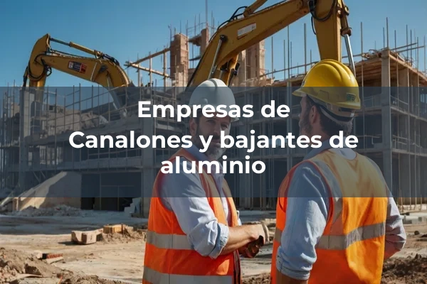 Canalones y bajantes 2 Canalones y bajantes de aluminio