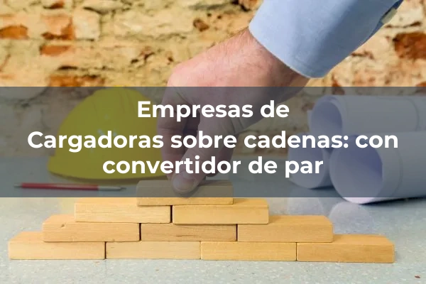 Cargadoras 1 Cargadoras sobre cadenas: con convertidor de par