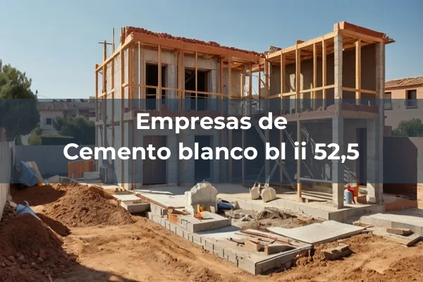Cementos blancos 4 Cemento blanco bl ii 52,5