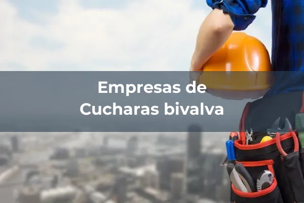 Material y equipos para depuracion de aguas residuales 7 Cucharas bivalva