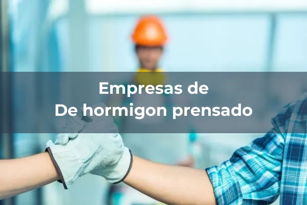 De hormigon prensado