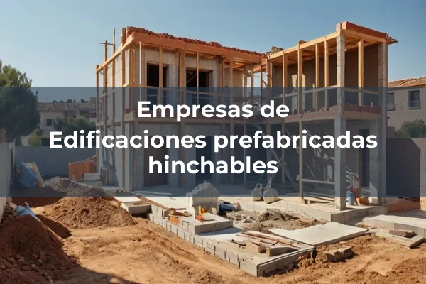 Estructuras desmontables 1 Edificaciones prefabricadas hinchables