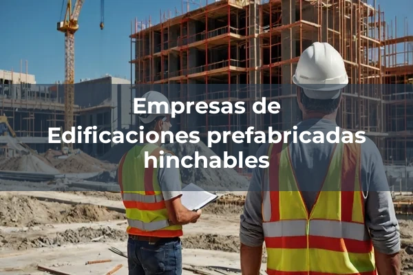Estructuras desmontables 1 Edificaciones prefabricadas hinchables