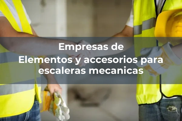 Escaleras mecanicas 1 Elementos y accesorios para escaleras mecanicas