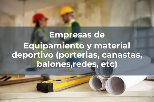 Deportivos 7 Equipamiento y material deportivo (porterias, canastas, balones,redes, etc)