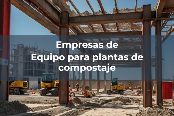 Equipos tratamientos residuos solidos urbanos/recogida basuras 3 Equipo para plantas de compostaje