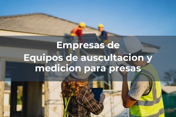 Equipos de control, instrumentacion y auscultacion de presas 1 Equipos de auscultacion y medicion para presas