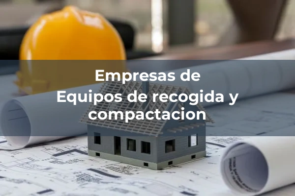 Equipos de limpieza 14 Equipos de recogida y compactacion