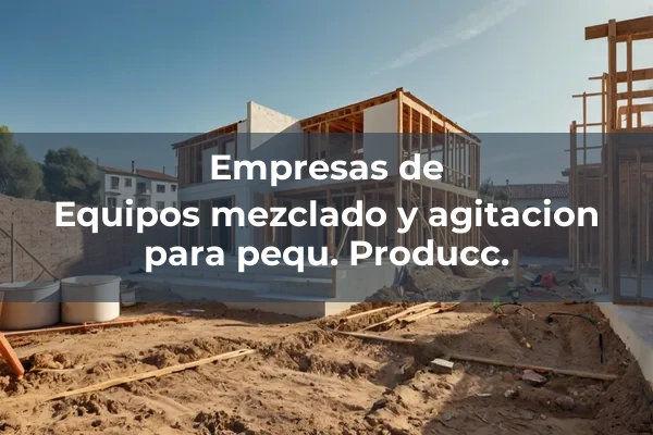 Inyecciones 1 Equipos mezclado y agitacion para pequ. Producc.