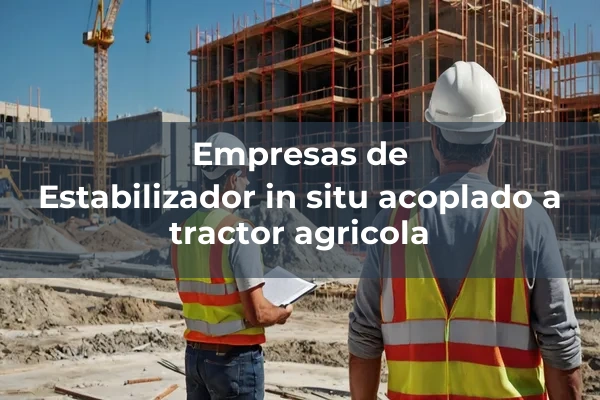 Estabilizacion de suelos 3 Estabilizador in situ acoplado a tractor agricola