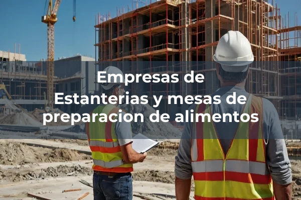 Hosteleria y lavanderia industrial 11 Estanterias y mesas de preparacion de alimentos