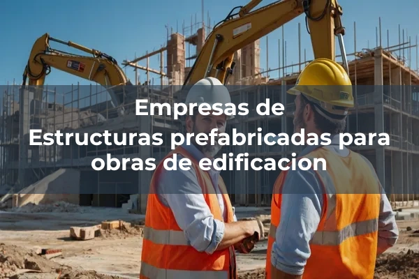 Estructuras de hormigon en edificacion 3 Estructuras prefabricadas para obras de edificacion
