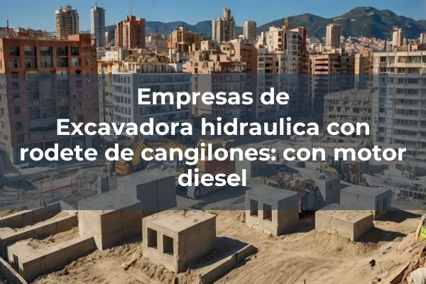 Excavadora hidraulica con rodete de cangilones: con motor electrico 6 Excavadora hidraulica con rodete de cangilones: con motor diesel