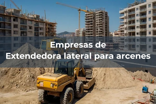 Extendedoras de gravas y gravillas 3 Extendedora lateral para arcenes