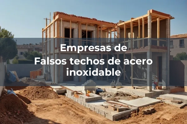 Falsos techos 9 Falsos techos de acero inoxidable