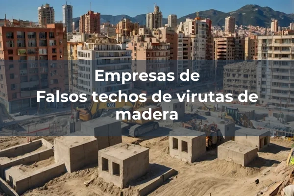 Falsos techos 8 De virutas de madera