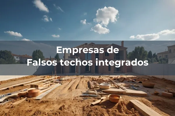 Falsos techos 21 Falsos techos integrados