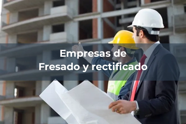 Máquinas para la construcción de carreteras y canales 8 Fresado y rectificado