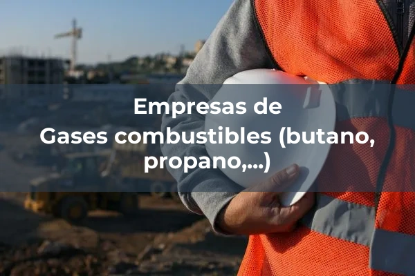 Distribucion de combustible para edificios 2 Gases combustibles (butano, propano,...)