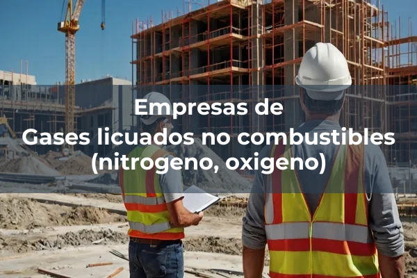 Otros de ferreteria y suministros industriales 2 Gases licuados no combustibles (nitrogeno, oxigeno)