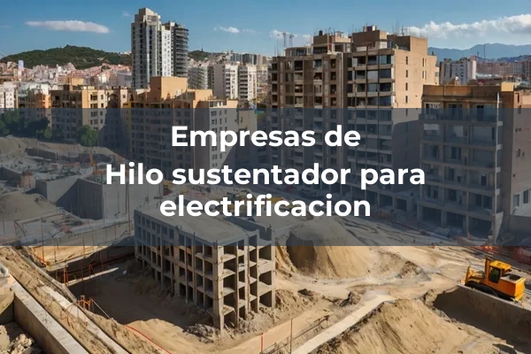 Material para electrificacion de via 2 Hilo sustentador para electrificacion