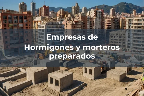 Hormigones y morteros preparados