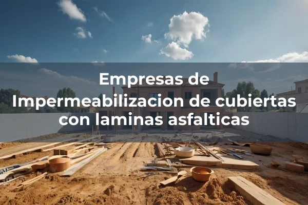 Impermeabilizaciones de cubiertas 1 Impermeabilizacion de cubiertas con laminas asfalticas