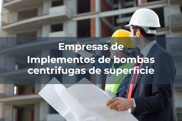Bombas centrifugas de superficie 1 Implementos de bombas centrifugas de superficie