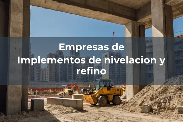 Implementos de nivelacion y refino
