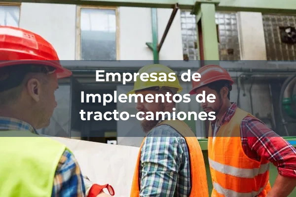 Tracto-camiones 1 Implementos de tracto-camiones