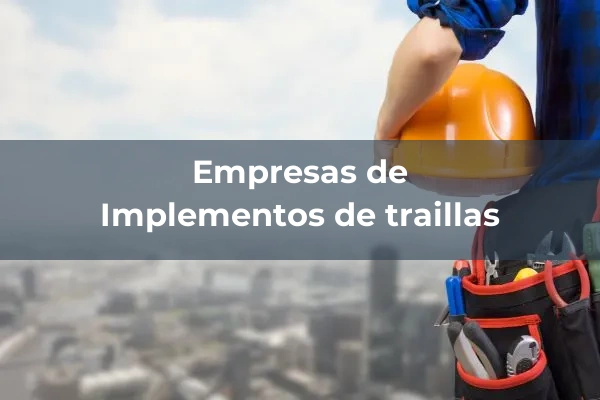 Implementos de traillas
