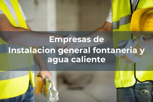 Instalacion general de fontaneria y agua caliente 3 Instalacion general fontaneria y agua caliente
