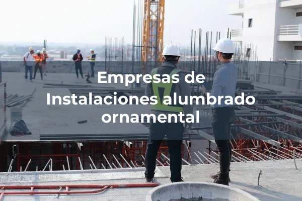 Instalaciones de alumbrado 2 Instalaciones alumbrado ornamental