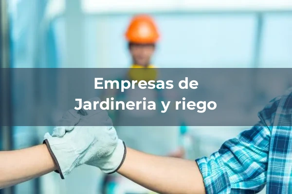 Jardinería y riego