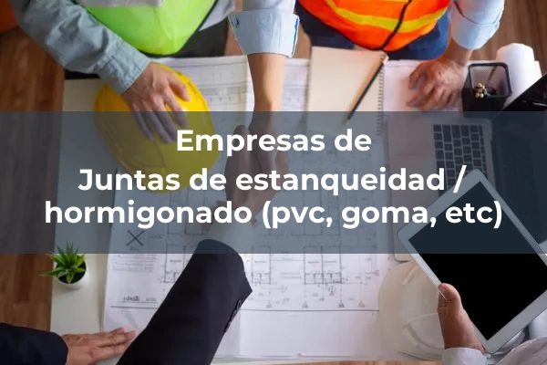 Perfiles para juntas 2 Juntas de estanqueidad / hormigonado (pvc, goma, etc)