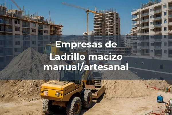 Ladrillo macizo manual/artesanal